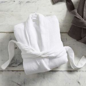 EUC Pottery Barn Waffle Weave Resort Robe - Medium